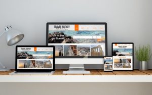Responsive web design on multiple devices